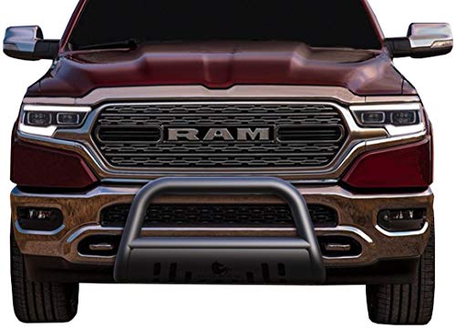 Black HOrse Off road Black Horse Black Steel Bull Bar Skid Plate Compatible with 2015-2022 Chevrolet Colorado/GMC Canyon (Excludes ZR2)