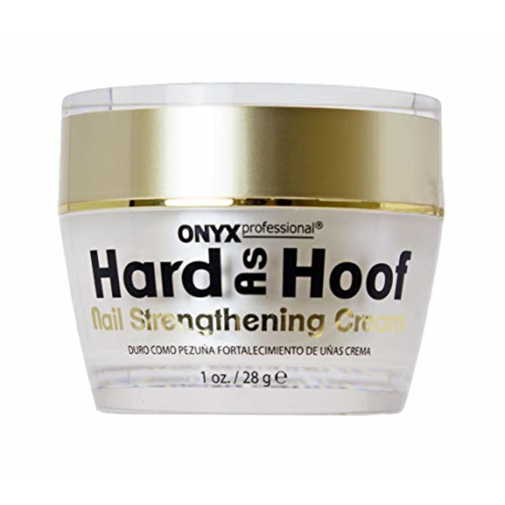 Onyx Professional Hard As Hoof Nail Strengthening Cream with Coconut Scent Nail Strengthener, Nail Growth & Conditioning Cuticle Cream Stops Split