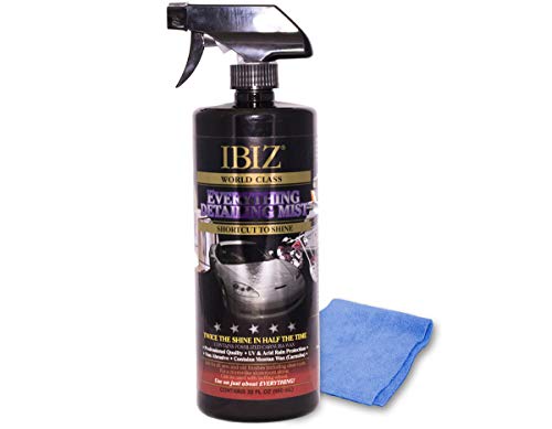 IBIZ® Quick Detailing Mist. Instant Car Detailing Mist, Car Detailing Spray, Car Wax Spray, Instant Clean Car.