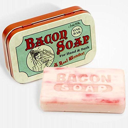Archie McPhee Accoutrements Bacon Soap in Tin