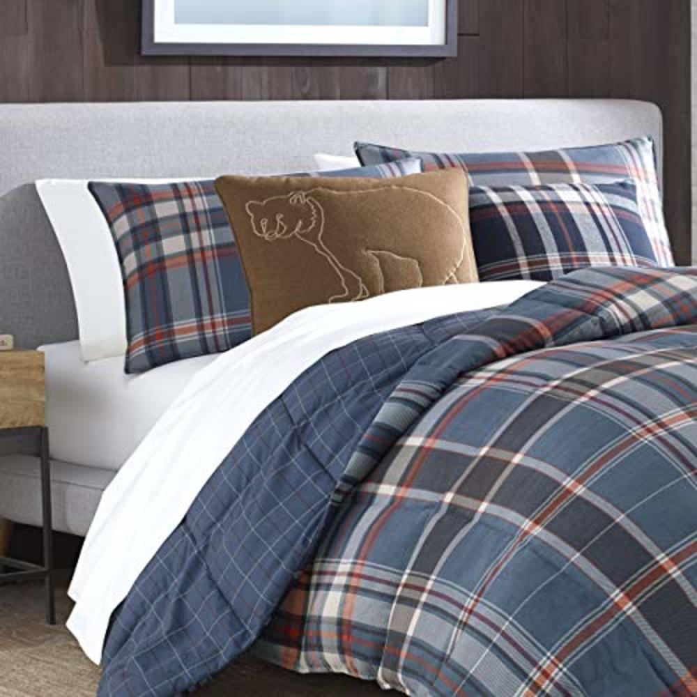 Eddie Bauer - USHSA51123489 Shasta Lake Comforter Set, King, Navy
