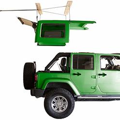 HARKEN - Hardtop Overhead Garage Storage Hoist for Jeep Wrangler and Ford Bronco, Self-Leveling, Safe Anti-Drop System, Easy One