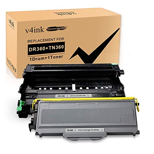 Werkwijze Tol privacy ZNB-DR360-FC02 V4INK Compatible Toner Cartridge and Drum Replacement Set  for Brother TN360 Toner + DR360 Drum for Brother DCP-7030 DCP-7040 HL-