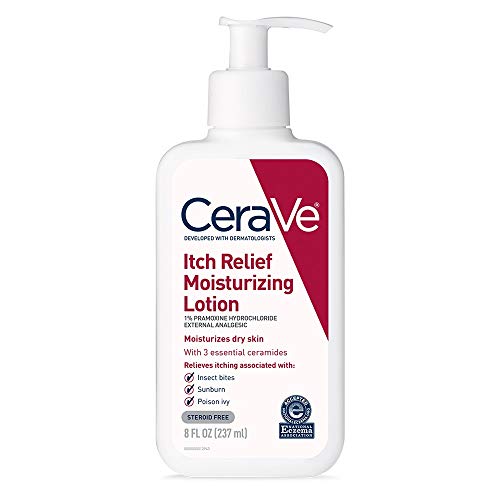 CeraVe Moisturizing Lotion for Itch Relief | Anti Itch Lotion with Pramoxine Hydrochloride | Relieves Itch with Minor Skin Irrit