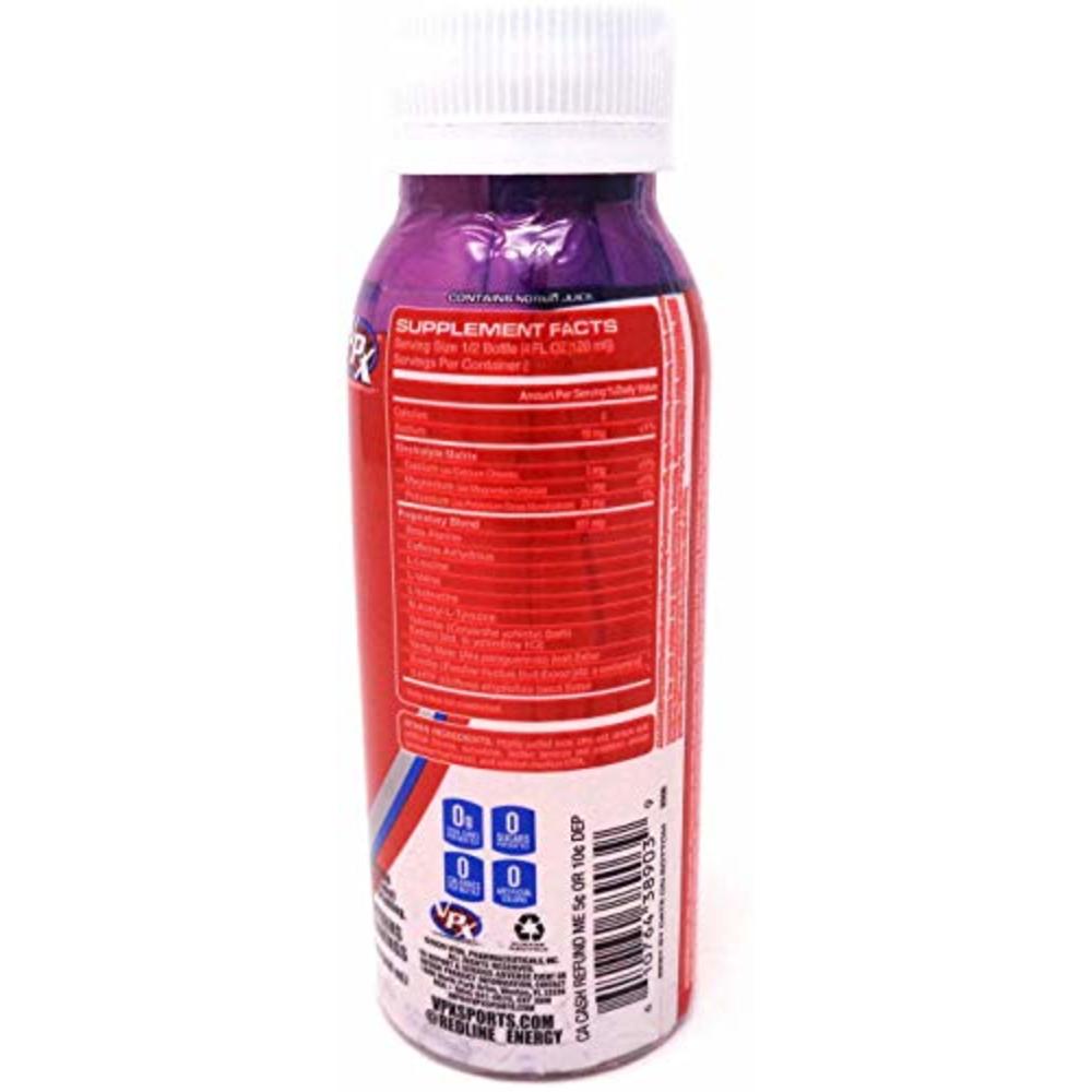 vpx Redline Xtreme, Grape, 8 Oz Bottles, 24Count