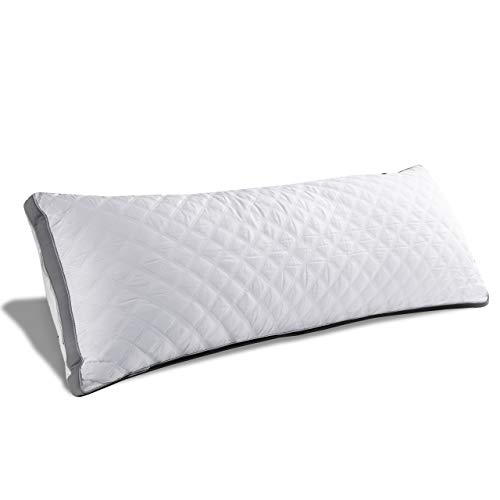 Oubonun Premium Adjustable Loft Quilted Body Pillows - Firm and Fluffy Pillow - Quality Plush Pillow - Down Alternative Pillow -