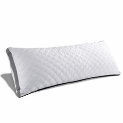 Oubonun Premium Adjustable Loft Quilted Body Pillows - Hypoallergenic Fluffy Pillow - Quality Plush Pillow - Down Alternative