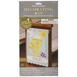 Amscan First Communion Pew Banner Decorating Kit | 1 Pack