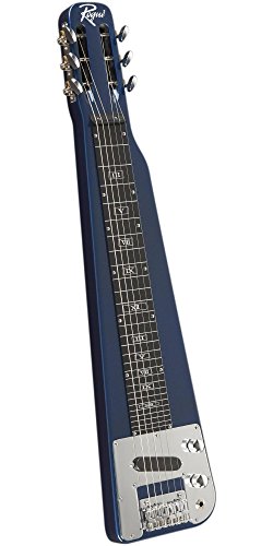 Rogue RLS-1 Lap Steel Guitar with Stand and Gig Bag Metallic Blue