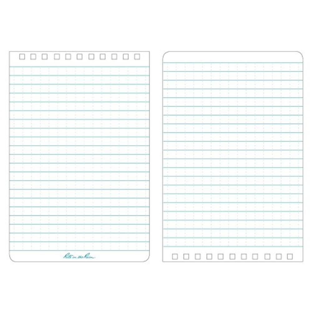 Rite in the Rain 135L All-Weather Top-Spiral Notebook, 3" x 5", Yellow Cover, Universal Pattern (No. 135)