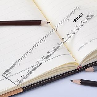 eBoot Plastic Ruler Straight Ruler Plastic Measuring Tool 12 Inches and ...