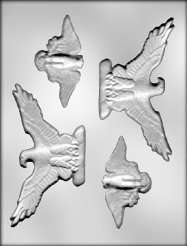 CK Products 3-5/8-Inch and 5-3/8-Inch Eagles Chocolate Mold