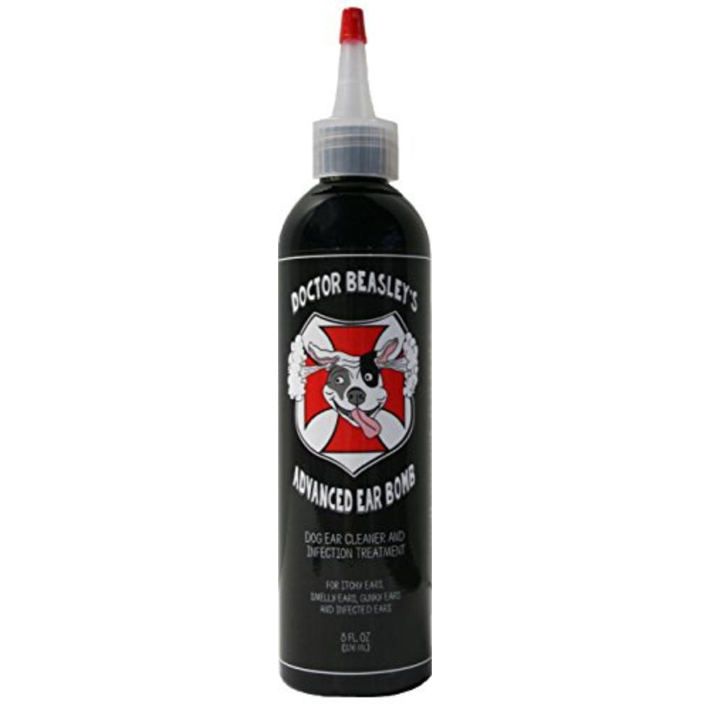 Barking Dog Products DOCTOR BEASLEYS ADVANCED EAR BOMB Is a Powerful 1 Step Cleaning Solution Treatment for Dog Ear Infections; Cleaner Replaces Drop