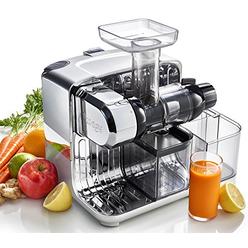 Omega CUBE300S Cube Slow Masticating Compact Design 200W Nutrition Center Juicer