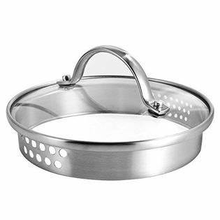 QUIENKITCH 1.5 Quart Stainless Steel Saucepan With Pour Spout, Fosslang  Saucepan with Glass Lid, 6 Cups