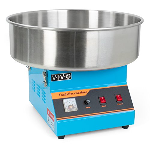 VIVO Blue Electric Commercial Cotton Candy Machine, Candy Floss Maker CANDY-V001B