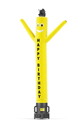 LookOurWay "HAPPY BIRTHDAY" Air Dancers Inflatable Tube Man Complete Set with 1/4 HP Sky Dancer Blower, 6-Feet