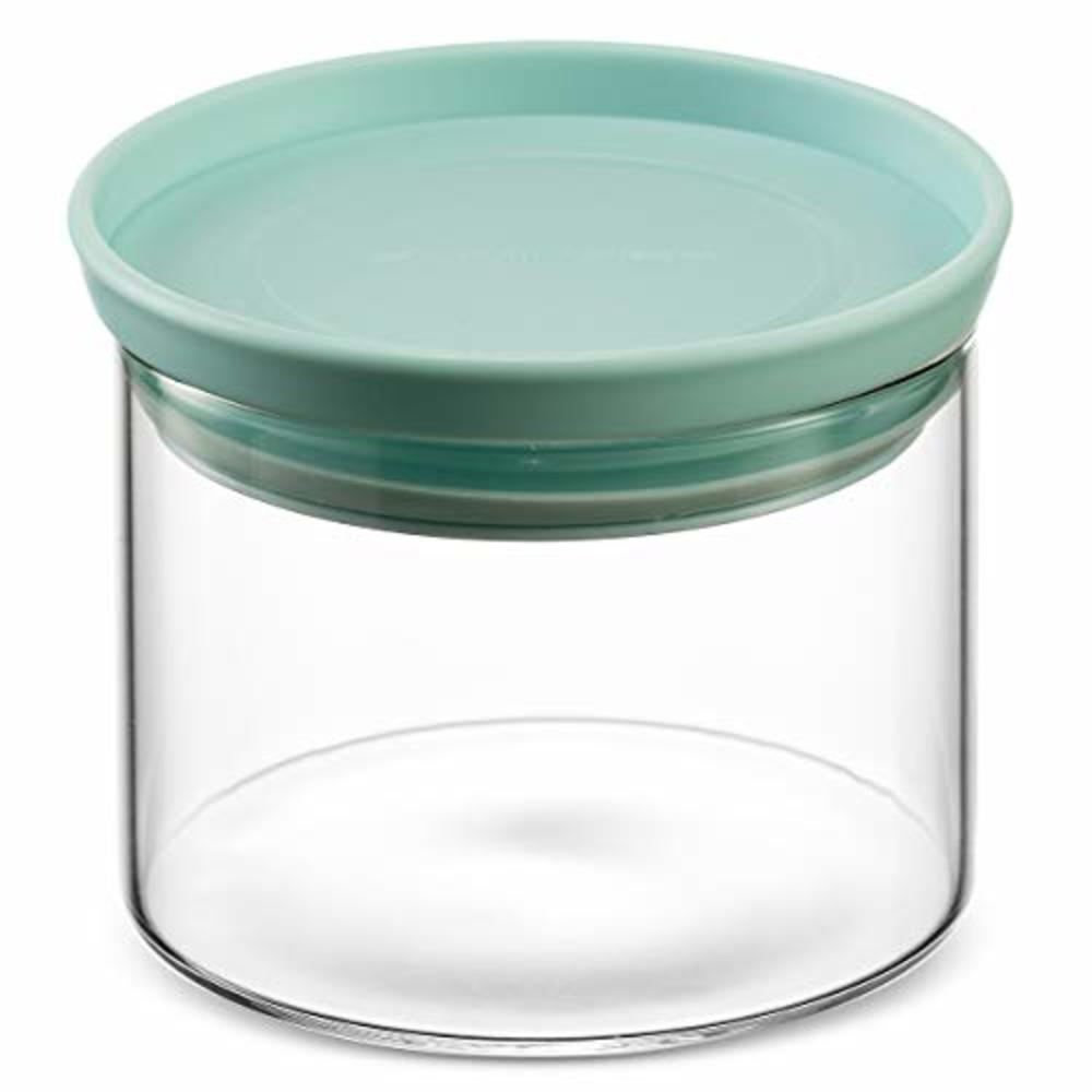oogst Pardon beheerder Godinger Food Storage Containers, Stackable Organization Canister Glass Jars  - Small, Set of 3