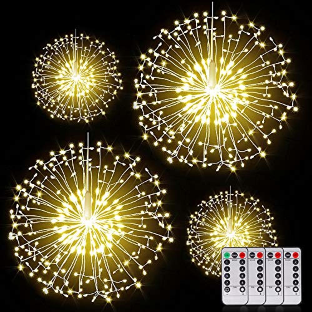 LetsFunny Fairy Christmas String Lights Wire Lights,200 LED DIY 8 Modes Dimmable Lights with Remote Control, Waterproof Decorative Hanging