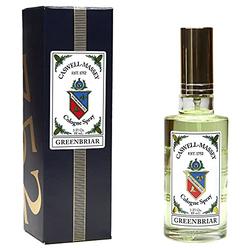 Caswell-Massey Greenbriar Cologne Spray – Natural Blend of Sage, Patchouli, Mandarin and Vetiver – 3 Ounces