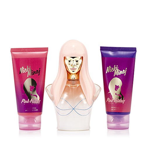 Nicki Minaj Pink Friday Fragrance Giftset 1.7fl Oz 3.4oz Body Lotion & 3.4oz Shower Gel