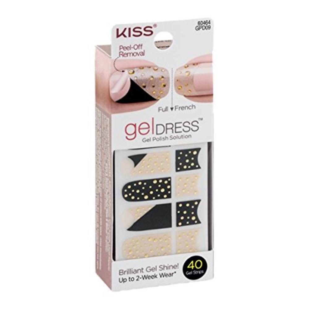 Kiss Gel Dress Full/French Strips Sweet Melody - 40 CT