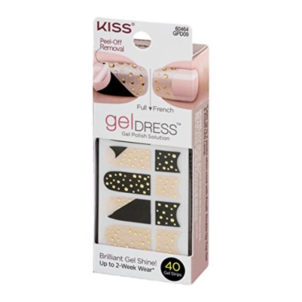Kiss Gel Dress Full/French Strips Sweet Melody - 40 CT