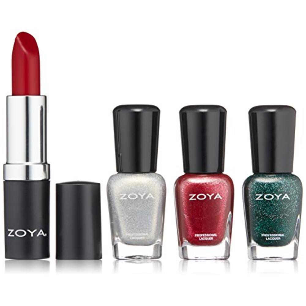 Zoya ZOYA Nail Polish, Santa Baby Lips & Tis Quad, 1 fl. oz.