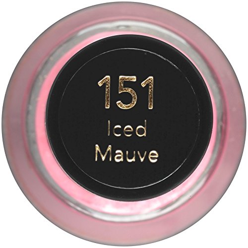 Revlon Nail Enamel, Chip Resistant Nail Polish, Glossy Shine Finish, in Plum/Berry, 151 Iced Mauve, 0.5 oz