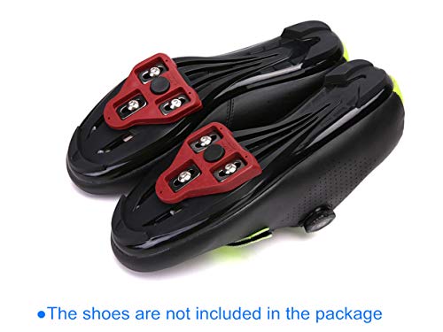 KESCOO Bike Cleats, Compatible with Peloton Bike Road Cycling Look Delta Cleats (9 Degree Float) Indoor Shoes Clips Set for Peda