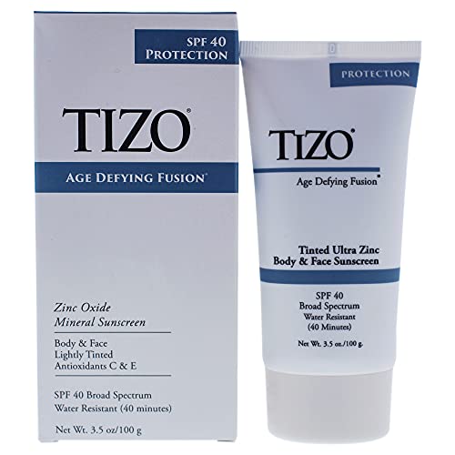 Tizo Body And Face Lightly Tinted SPF 40 by Tizo for   - 3.5 oz Sunscreen
