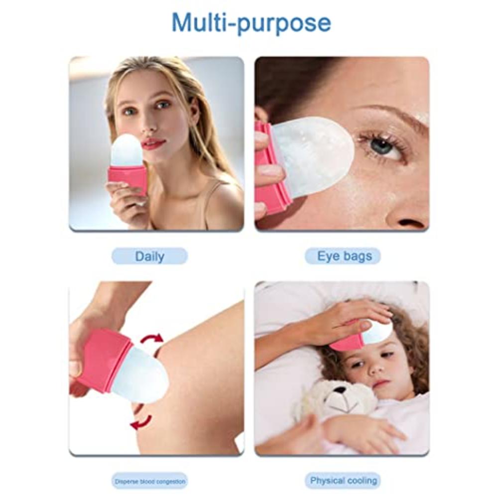 HEYWUKUN Ice Roller for Face and Eye Deepen Contours Repairs Skin Facial Beauty Face Icing Tool Shrink Pore Facial Ice Sphere for Brighte