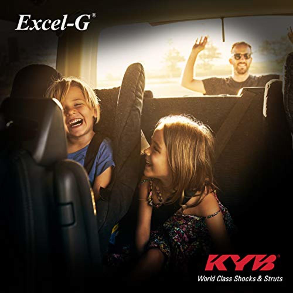 KYB 334358 Excel-G Gas Strut, Black , Silver