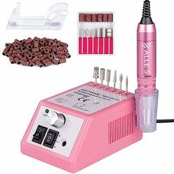 ALLE?S Professional Electric Nail Drill 30,000 RPM Efile Buffer Manicure Grinder Tools for Acrylic Nails with Nail Drill Bits Set and S