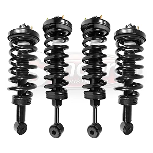 Suncore 60F-30-4 Air Ride Suspension Front and Rear Air to Quick Complete Struts Conversion Kit