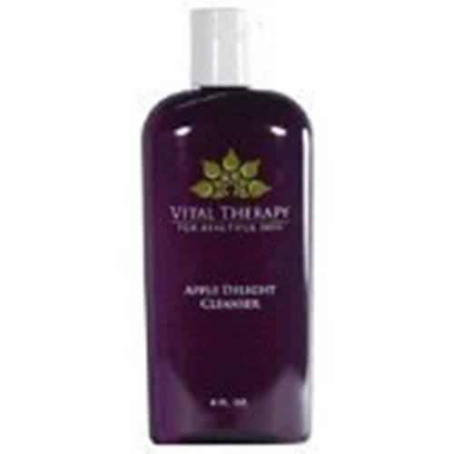 Vital Therapy Apple Delight Cleanser 8 oz. Bottle Moisture-rich cleanser (Soy-Free | Paraben-Free | Unscented). Made In The USA