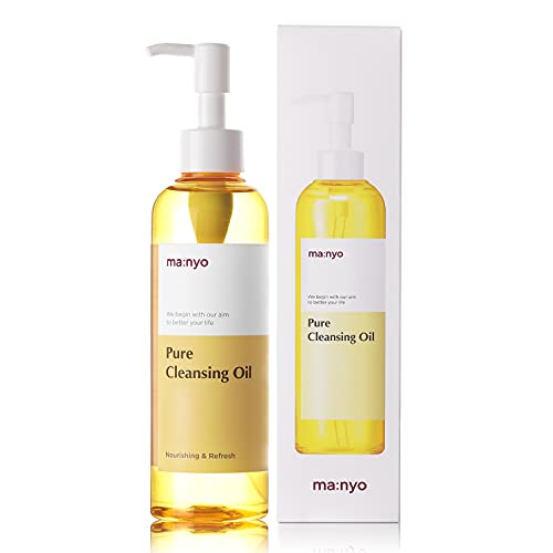 MANYO FACTORY Pure Cleansing Oil Korean Facial Cleanser, Blackhead Melting, Daily Makeup Removal with Argan Oil, for Women Korea