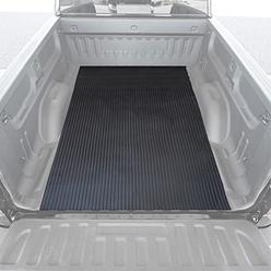 BDK M330 Heavy-Duty Truck Utility Bed Mat – Extra-Thick 4 x 8 Rubber Cargo Liner, Durable All-Weather Protection, Trim-To-Fit De