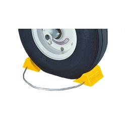Checkers Industrial Tigerchocks AC201 Urethane Lightweight Commercial Aviation Wheel Chock, Yellow, 5.5" Length x 4.5" Width x 2.75" Height