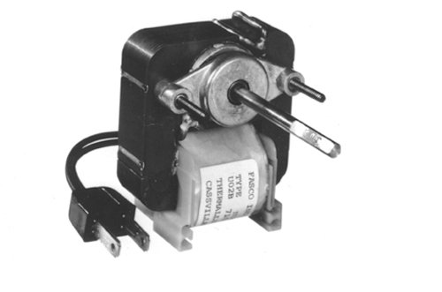 Fasco K109 C Frame Open K Line Shaded Pole OEM Replacement Electric Motor with Sleeve Bearing, 1/75HP, 3000rpm, 115VAC, 60Hz, 0.