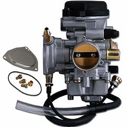GLENPARTS Carburetor Replaces for Yamaha Big Bear 400 YFM400 2x4 4x4 2000 2001 2002 2003 2004-2012