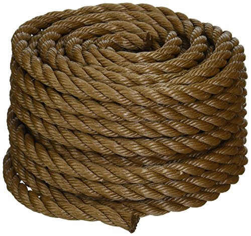 Koch Industries Koch 5011635 Twisted Polypropylene Rope, 1/2 by 50 Feet, Brown