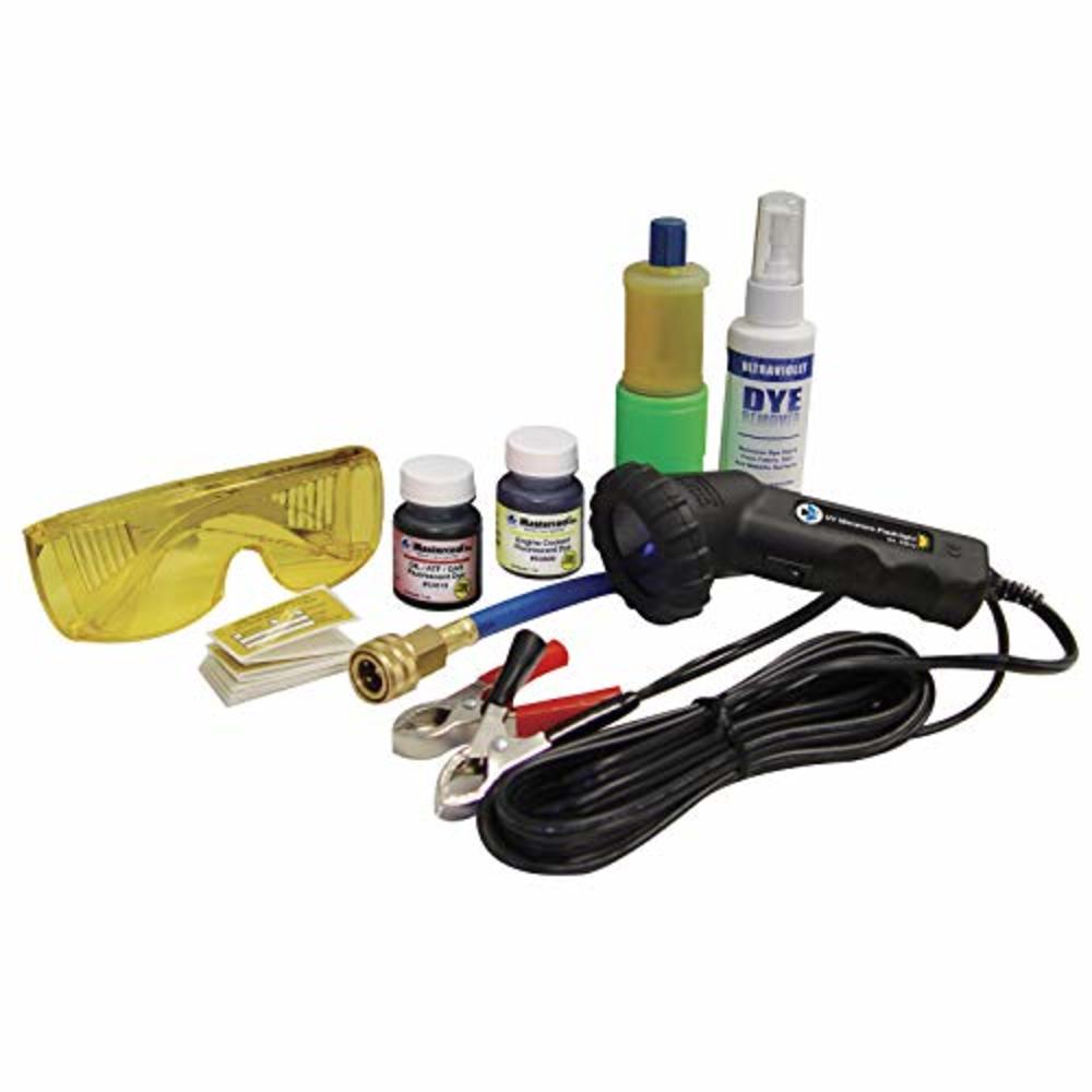 MASTERCOOL 53351-B Professional UV Leak Detector Kit with 50W Mini Light, Black