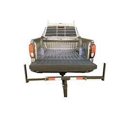 MaxxHaul 70231 Hitch Mount Truck Bed Extender (For Ladder, Rack, Canoe, Kayak, Long Pipes and Lumber) , Black , 37 x 19 x 3 inch