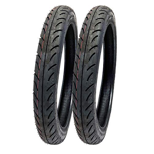 MMG Set of 2 Tires 2.50-16 (P83) Front/Rear Motorcycle Sport Street Performance Tread