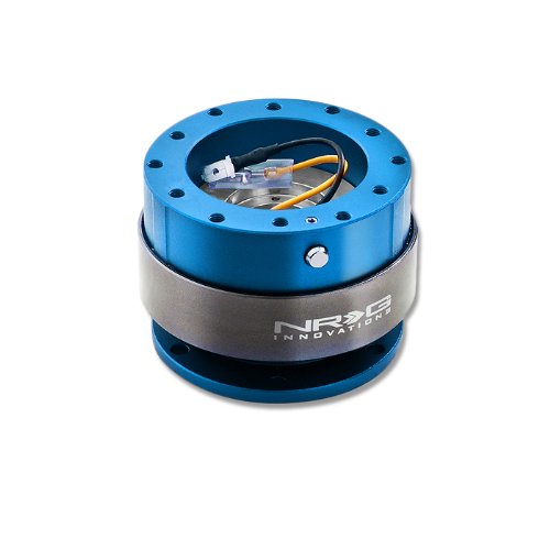 NRG Innovations SRK-200NB Quick Release (New Blue Body/Titanium Chrome Ring), gen 2.0