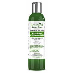 Botanical Green Care Hair Growth / Anti-Hair Loss Sulfate-Free Shampoo ?Rosemary & Lemongrass?. Alopecia Prevention and DHT Blocker. Doctor Developed