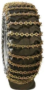 Quality Chain Square Alloy U-Grip Loader/Grader 10mm Link Tire Chains (4-Link Spacing) (6512U)