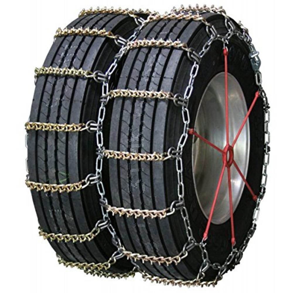 Quality Chain Texas Long Horn Twisted Square U-Grip 8mm Commercial Truck Link Tire Chains (Dual/Triple) (4557U)