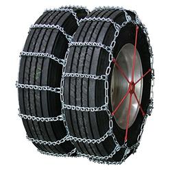 Quality Chain Road Blazer Non-Cam 7-8mm Commercial Truck V-Bar Link Tire Chains (Dual/Triple) (4857)